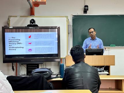 Associate Professor Shahbaz Hussain Presented an Academic Lecture on